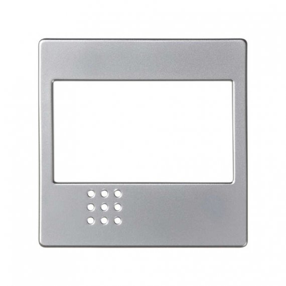 Фотография товара 'Simon 82080-33 Накладка для мех-ов с ИК-управлением, алюминий, S82'