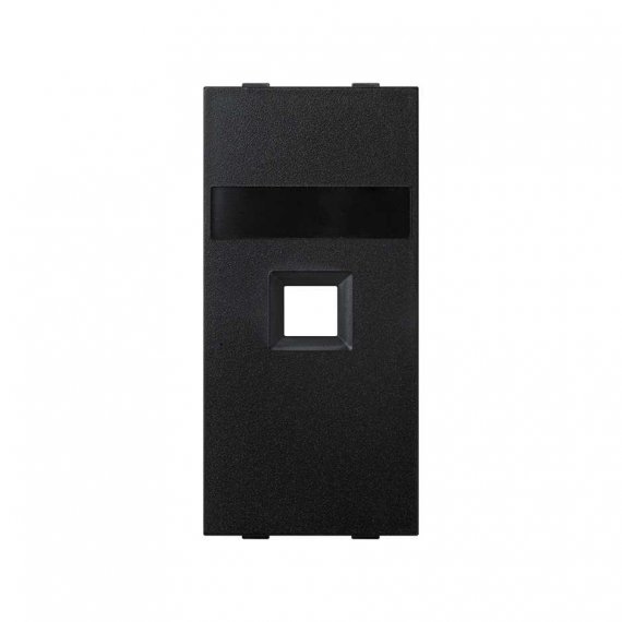 Фотография товара 'Simon S076-14 Модуль S прямой на 1 разъем RJ45 без шторок'