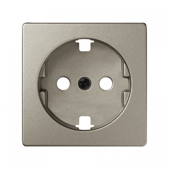Фотография товара 'Simon 8200041-094 Накладка со шторками для розетки Schuko 2Р+Е'