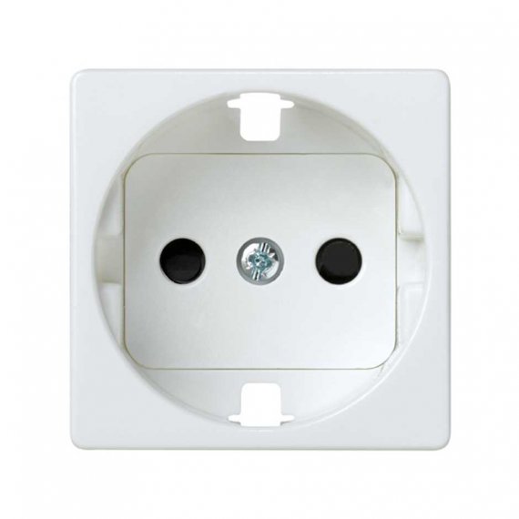 Фотография товара 'Simon 2700041-060 Накладка антибактериальная для розетки Schuko 2Р+Е'