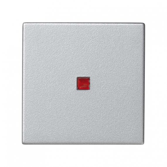 Фотография товара 'Simon K112-8 Клавиша широкая для выключателя с индикацией, алюминий, K45, Connect'