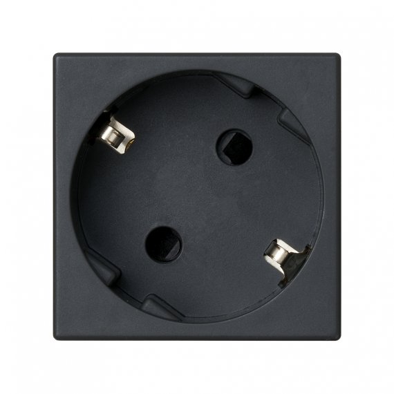 Фотография товара 'Simon K11-14 Розетка со шторками Schuko 2Р+Е 16A 250В'