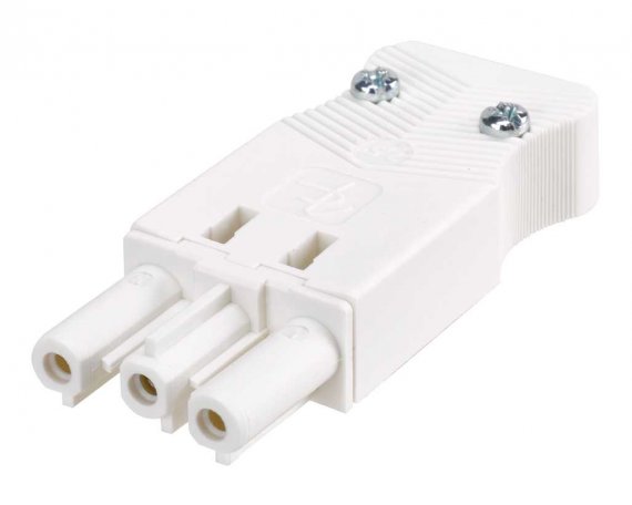 Фотография товара 'Simon CR0003-9 Разъем "мама" на кабель, 2P+E, винт., белый, QC'