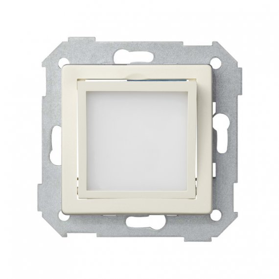 Фотография товара 'Simon 82036-31 Накладка для ориент.светильника, сл.кость, S82'