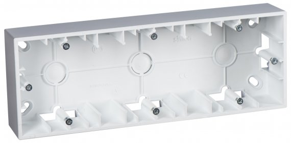 Фотография товара 'Simon 1590753-033 Коробка подъемная на 3 поста, алюминий, S15'