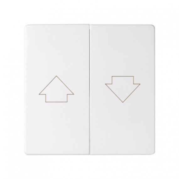 Фотография товара 'Simon 8200028-090 Клавиша двойная для выкл-ля жалюзи с блок. и пикт."Стрелки"'