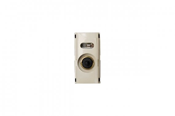 Фотография товара 'Simon 75313-69 Светорегулятор узкий электрон. повор-нажимной, проходной, 40-450Вт 230В~, S82Centr'