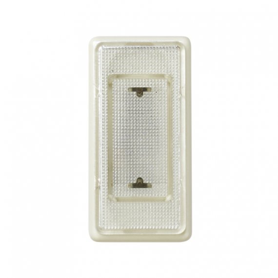 Фотография товара 'Simon 27808-31 Сигнальный индикатор узкий с прозрачным с/фильтром, 230В'