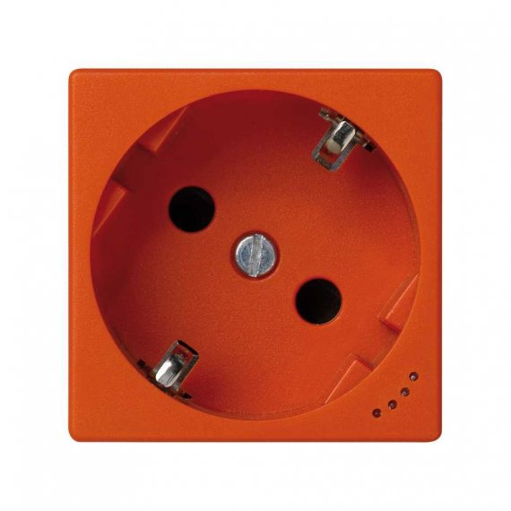 Фотография товара 'Simon KL01-7 Розетка со шторками и индикатором Schuko 2Р+Е 16A 250В'