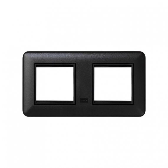 Фотография товара 'Simon KR445-14 Рамка на 2 поста с суппортом, графит, K45, Connect'