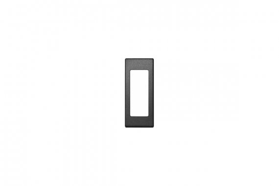 Фотография товара 'Simon 82040-68 Накладка для узкой розетки 2Р, графит, S82Centr'