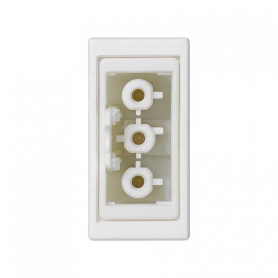 Фотография товара 'Simon K121B-9 Розетка узкая QC "мама" 2P+E, белый, K45, Connect'