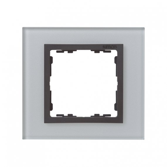Фотография товара 'Simon 82817-35 Рамка на 1 пост, стекло, серый/графит, S82N'