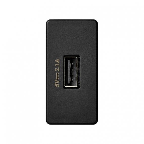 Фотография товара 'Simon 2701097-038 Зарядное устройство USB узкое 10W, 230В'