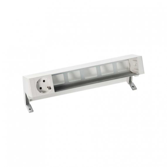 Фотография товара 'Simon 42601000-130 Настольный x6 розеточный блок, 1х2P+E'