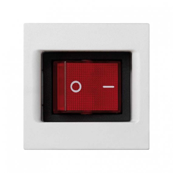 Фотография товара 'Simon KL04-9 Двухполюсный выключатель с индикатором 16AX 250В'