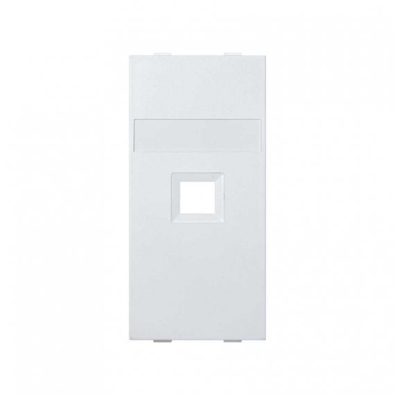 Фотография товара 'Simon S076-9 Модуль S прямой на 1 разъем RJ45 без шторок'