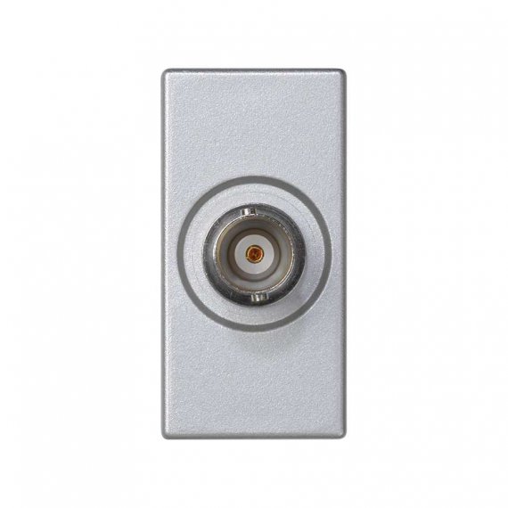 Фотография товара 'Simon K102D-8 Розетка узкая BNC 75 Ом, алюминий, K45, Connect'