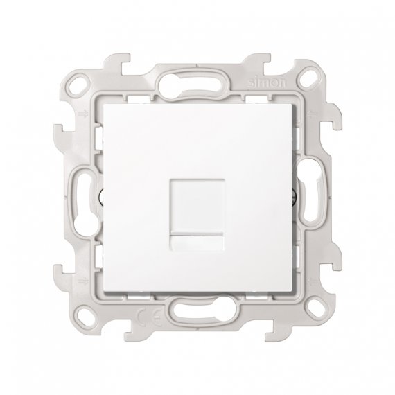 Фотография товара 'Simon 2410598-030 Розетка информационная RJ45 Cat.5e UTP, белый, S24'