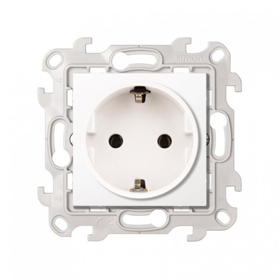 Фотография товара 'Simon 2450434-030 Розетка Schuko 2Р+Е, 16A 250В'