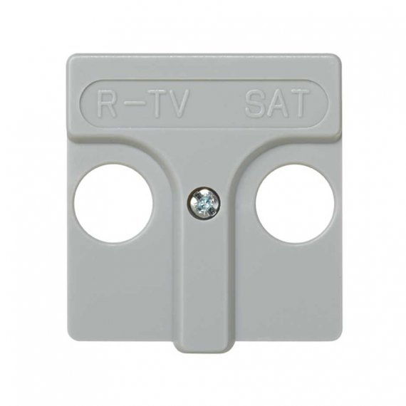 Фотография товара 'Simon 27097-37 Накладка для розетки R-TV+SAT с пикт."R-TV SAT"'