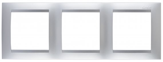 Фотография товара 'Simon 1500630-033 Рамка на 3 поста, алюминий, S15'