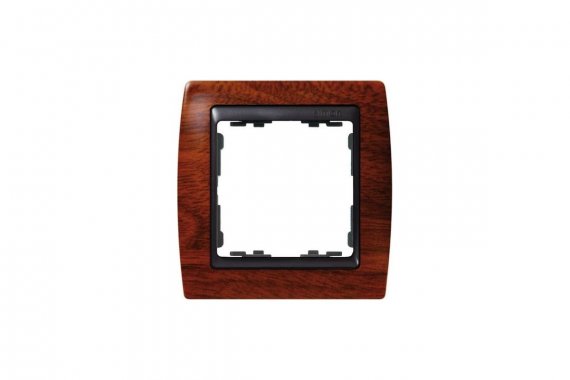 Фотография товара 'Simon 82815-61 Рамка на 1 пост, вишня/графит, S82'