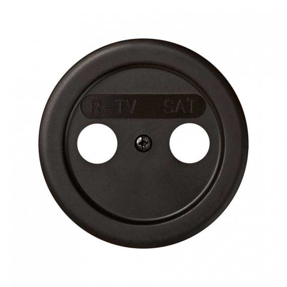 Фотография товара 'Simon 88097-32 Накладка для розетки R-TV+SAT с пикт."R-TV SAT", коричневый, S88'