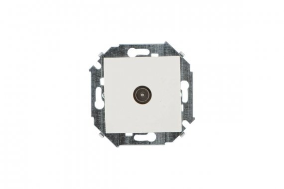 Фотография товара 'Simon 1591475-031 Розетка TV одиночная, сл.кость, S15'