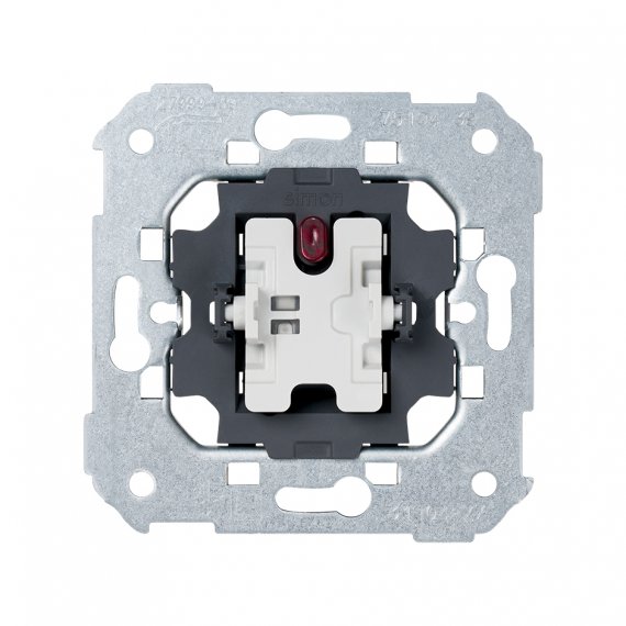 Фотография товара 'Simon 75104-39 Однополюсный выключатель с подсветкой, 10AX 250В~, S75'