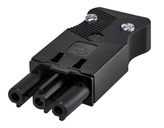 Фотография товара 'Simon CR0003-14 Разъем "мама" на кабель, 2P+E, винт., графит, QC'