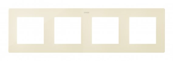 Фотография товара 'Simon 2400640-031 Рамка на 4 поста, сл.кость, S24'