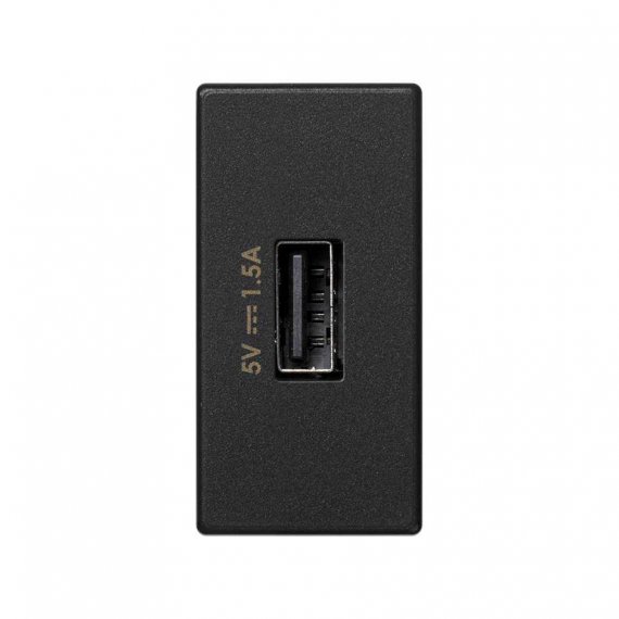 Фотография товара 'Simon K126C-14 Зарядное устройство узкое USB A 7.5W, 230В'