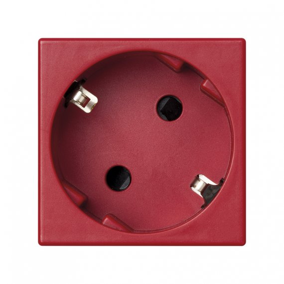 Фотография товара 'Simon K01-6 Розетка со шторками Schuko 2Р+Е 16A 250В'