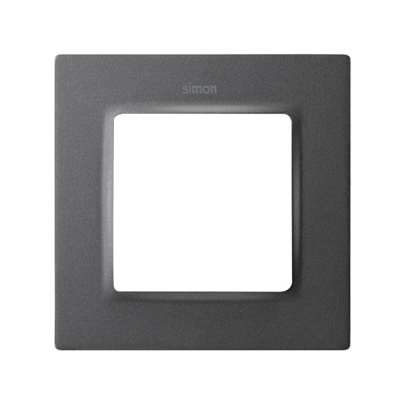 Фотография товара 'Simon 8200617-096 Рамка на 1 пост, мат.титан, S82C'