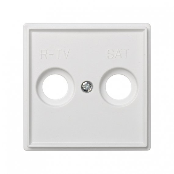 Фотография товара 'Simon 2705097-030 Накладка для розетки R-TV+SAT с пикт."R-TV SAT", IK07'