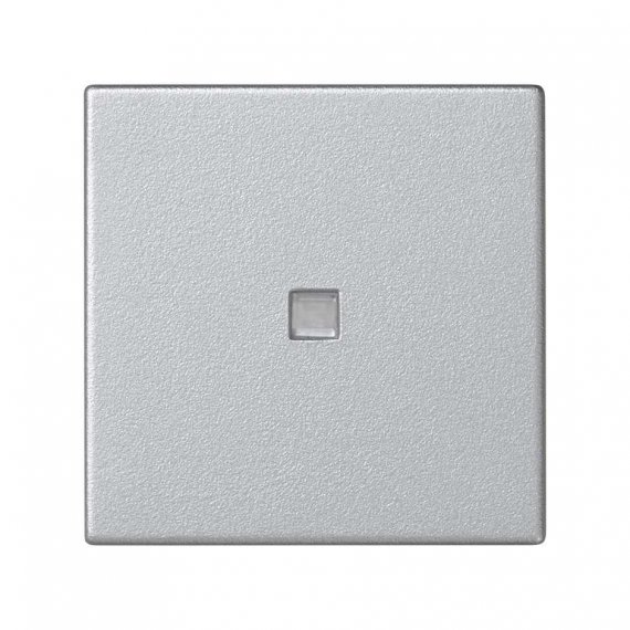 Фотография товара 'Simon K114-8 Клавиша широкая для выключателя с подсветкой, алюминий, K45, Connect'