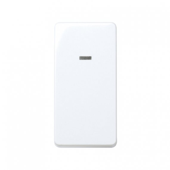 Фотография товара 'Simon 27104-64 Однополюсный выключатель с подсветкой узкий, 10AX 250В'