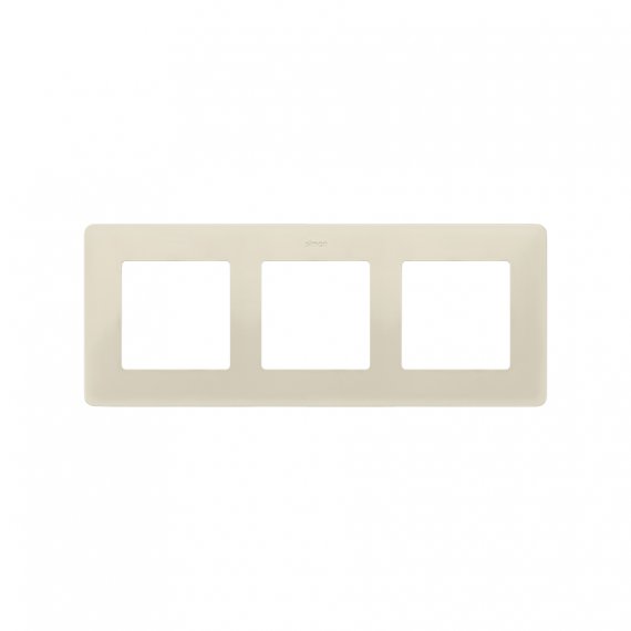 Фотография товара 'Simon 8200630-031 Рамка на 3 поста, сл.кость/тростник, S82D'