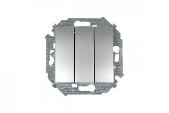 Фотография товара 'Simon 1591391-033 Трехклавишный выключатель, 10AX 250В'