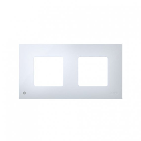 Фотография товара 'Simon 2700627-060 Накладка антибактериальная для рамки на 2 поста'