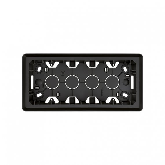 Фотография товара 'Simon 8200770-038 Коробка подъемная на 3 поста, графит, S82D'