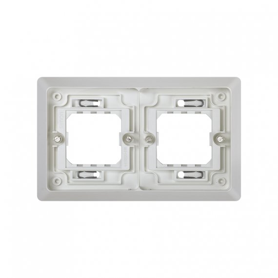 Фотография товара 'Simon 4400620-035 Монтажное основание на 2 поста, встраив.горизонт.монтаж'