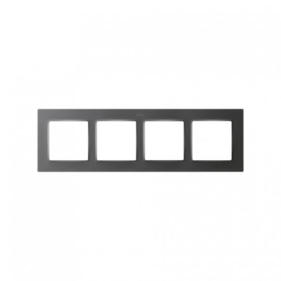 Фотография товара 'Simon 8200647-096 Рамка на 4 поста, мат.титан, S82C'