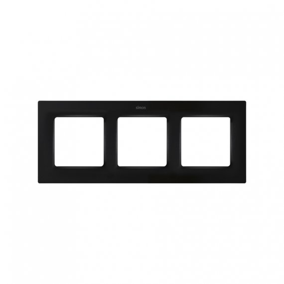 Фотография товара 'Simon 8200637-098 Рамка на 3 поста, мат.черный, S82C'
