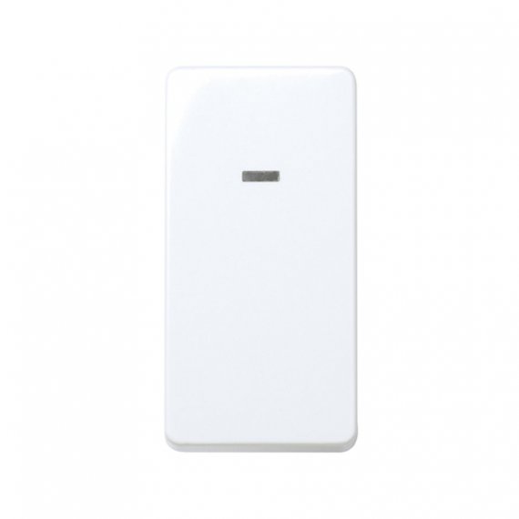 Фотография товара 'Simon 27254-64 Перекрестный выключатель (с 3-х мест) узкий с подсветкой, 10AX 250В'