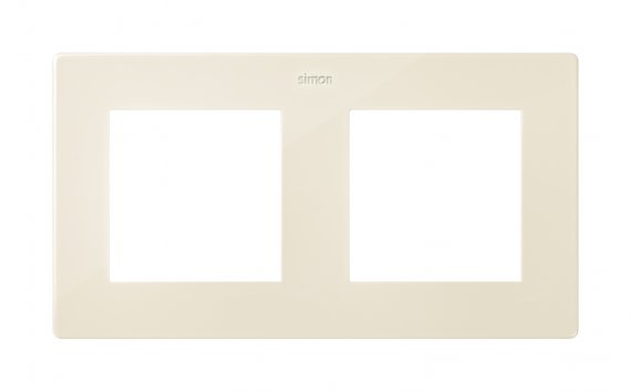 Фотография товара 'Simon 2400620-031 Рамка на 2 поста, сл.кость, S24'