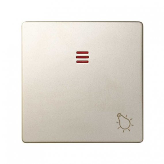 Фотография товара 'Simon 82016-34 Клавиша для вык-ля с подсв. и пикт."Свет", шампань, S82'