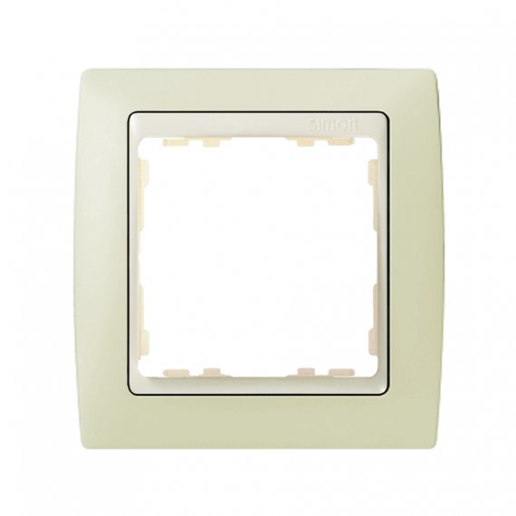 Фотография товара 'Simon 82710-31 Рамка на 1 пост, сл.кость/сл.кость, S82'