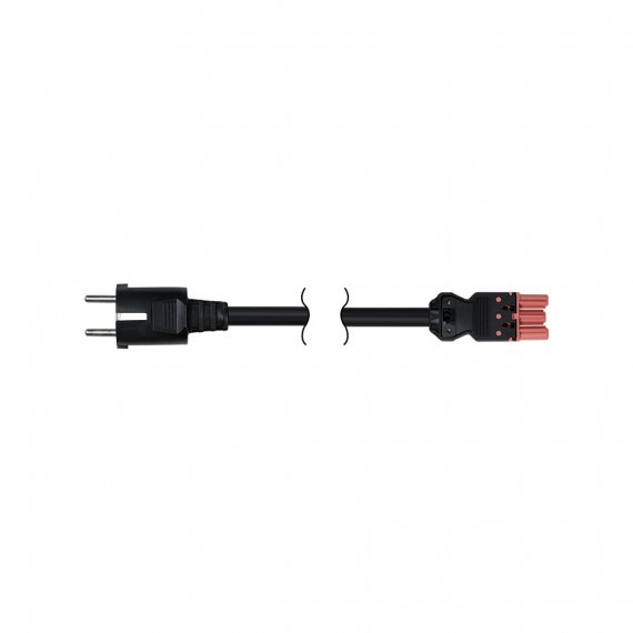 Фотография товара 'Simon CR6020-6 Кабель 2м 3x2,5мм "мама - вилка Schuko" 2P+E, красный, QC'